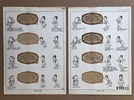 Gennaux, Serge - 2x Planche originale - Aphylactère