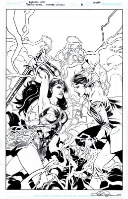 Emanuela Lupacchino | Sensational Wonder Woman #9 cover | Tavole Originali