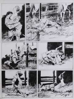 Paul Gillon (1926-2011) - Jehanne La Pucelle, La Sève et le sang Tome 2, planche 17, 1997