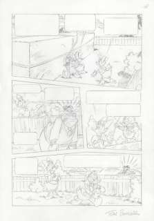 Toni Bancells - Original comic sketchpage - Donald & Daisy Duck - First edition | Catawiki