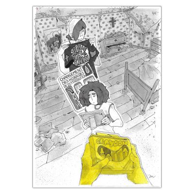 Anne Masse | Asphalte Sauvage - Planche originale 74 | Achetez de l’Art