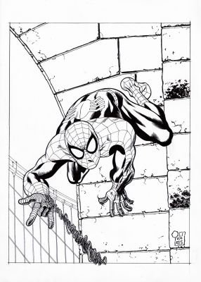 Giancarlo Olivares | Spider-Man cover for “Il Giornalino” | Tavole Originali