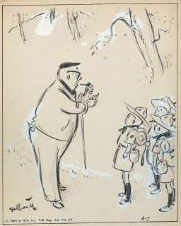 11: Galbraith Side Glances 6/7/60 original comic art