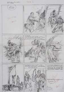 Follet, René - Planche originale crayonnée - Bruce J. Hawker T6 - Les Bourreaux de la nuit - (1991) | Catawiki