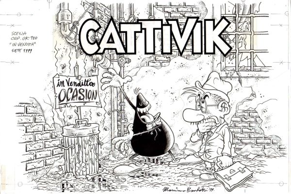 Massimo Bonfatti - Copertina Cattivik n.120