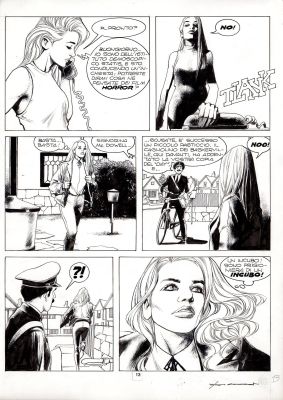 Corrado Roi | Dylan Dog n.58 La Clessidra di Pietra p.13 | Tavole Originali