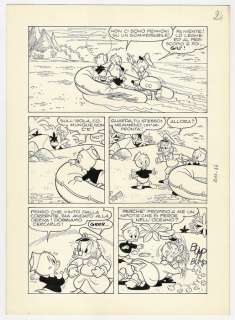 Topolino # 1011 - L. Gatto - tavola originale "Paperino e le 20mila Beghe sotto i Mari" - Loose page - First edition - (1975) | Catawiki