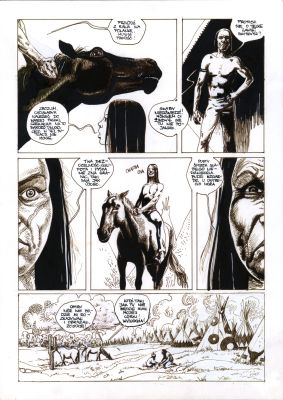 Jacek Przybylski | Apacz Ostry Nóż – łzy z krwi, strona 9 | Galeria Komiksu
