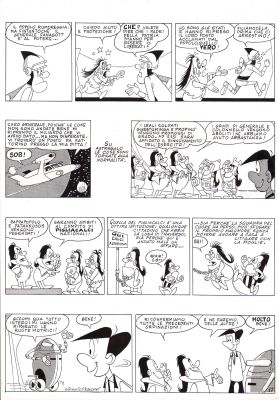 Giorgio Rebuffi | Vita di un Commesso Viaggiatore p.17 (pubblicata in “Un Mondo di Fumetti”- Cenisio Editrice, 1971) | Tavole Originali