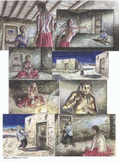 Delvecchio, Beniamino - Original colour page - Roger Frison-Roche T4 - La Piste oubliée - (2020)