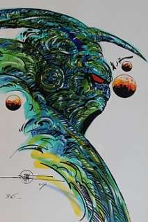 Druillet, Philippe - Dessin original couleur - Guerrier - (2009) | Catawiki