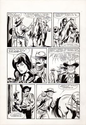 Leone Frollo | La Vedova Nera Episodio n.3 p.7 | Tavole Originali