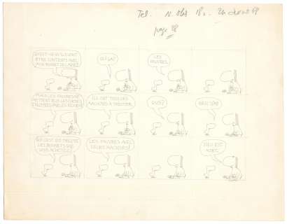 Copi (Raul Taborda Damanote Botana) - ’La Femme Assise’ in Le Nouvel Observateur C 1965 Translatered the Woman in the Chair, This Strip Gives a Woman’s Pont of View As Life Happens. the Ladies Discuss Whether Or Not Russians Have Violins in Their Restaurants.  Raúl Damonte, Better Known Under the Pseudonym Copi, Was One of the Big French Cartoonists. He Stood Out For His Minimalistic Style And Unique Way of Storytelling. Born in Argentina in a Family with Italian Origins, He Was Raised in Uruguay And Studied in the United States. He Drew His First Humorous Cartoons in the 1950S For the Magazine Tía Vicenta. in 1962 He Moved To Paris, Where He Worked For Such Magazines As Tweety And Bizarre. in 1965 He Created ’La Femme Assise’ in Le Nouvel Observateur, Followed By ’Les Poulets N’ont Pas de Chaise’ in 1966. Copi Also Worked For the Magazines Hara-Kiri, Charlie Mensuel And Libération And Square Publishers. Besides His Work For France, He Worked For the American Market (Evergreen), the Italian (Linus) And the Spanish (Triunfo). in Addition To His Cartoon Activities, Copi Was a Novelist And a Playwright. | Copi - ’La Femme Assise’ in Le Nouvel Observateur c 1965 | Russ Cochran