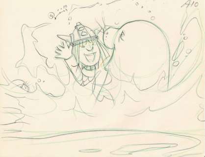 Wickie the Viking - Original production drawing - Ep. 9 - Wickie auf der MÃ¶weninsel - (1974) | Catawiki