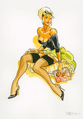 Félix Meynet | illustration pin-up | Daniel Maghen