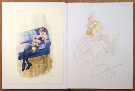 Paul Salomone | Salomone - Tirage de luxe "Des plumes & Elle" avec dédicace - 300ex. - Signé - Cartonné - EO | Catawiki