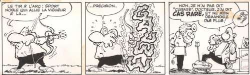 Greg | Achille Talon, strip n°129 Ã  l’encre de Chin… | Millon