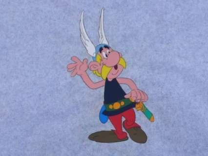 Uderzo | Asterix - 2 Cellulos - Astérix Ã  la foire de Paris (années ’70) - Page volante | Catawiki