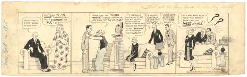 Martin Branner | Branner - Winnie Winkle, 10/12/1925 Original Daily Strip NO RESERVE! | Russ Cochran