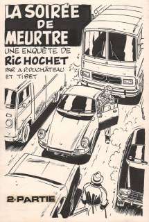 Tibet | Ric Hochet, illustration Ã  l’encre de Chine p… | Millon