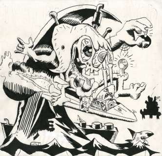 Gary Panter - Big daddy roth tribute