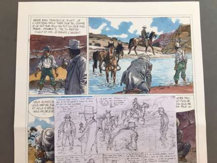 Hermann | Hermann - Planche originale crayonnée - Duke T4 - La Dernière fois que j’ai prié - (2020) | Catawiki