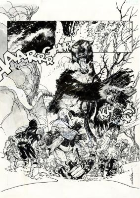 R.M. Guera | “Judge Dreed: Rend & Tear with Tooth & Claw – part I” – 2000 AD #2376 – tav.07 | Cart Gallery
