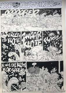 Schreurs, Eric | Schreurs, Eric - Originele pagina - Joop Klepzeiker - Het vreete is klote | Catawiki