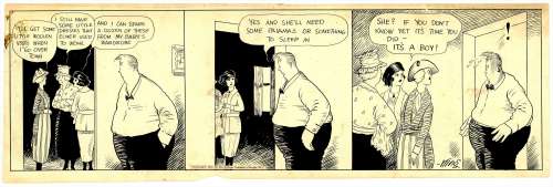 Frank King | King – Gasoline Alley Original Daily Strip Art Feb 1921 | Russ Cochran