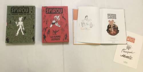 O. Schwartz/Yann | O. Schwartz - Le Groom vert-de-gris + La femme leopard + Gringos Locos + dédicace - 3xTL/EO - Cartonné - EO - (2010/2019) | Catawiki