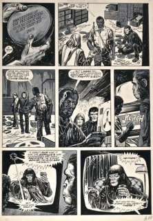 Alcala Alfredo | La planète des Singes Planche 21 du magazine 24 Encre... | Vermot et Associés