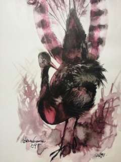 René Hausman | René Hausman - Originele tekening (inkt en waterverf) - (1964) | Catawiki