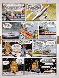 Dimitri | Dimitri - Planche originale couleur - Le Goulag T12 - Halte Ã  la viscère (planche 15) - (1992) | Catawiki