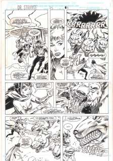Dan Lawlis, Sam de La Rosa - doctor strange, sorcerer supreme #35 p. 11 - clea vs. Cerberus - 1991