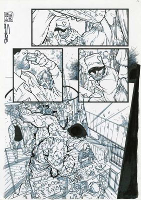 “Disassembled part II” – Ultimate Comics: the Ultimates #26 – tav.16 | Cart Gallery