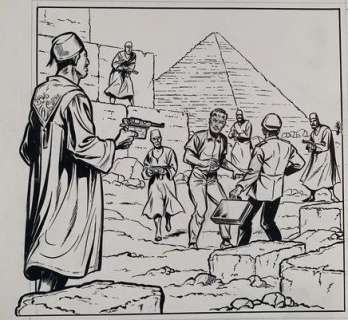 Studio Vandersteen | Biggles 18 - Original cover - Afrekening in Caïro - (1968) | Catawiki