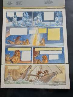 Maltaite, Eric | Maltaite, Eric - Planche originale couleur - Robinsonne - (2001) | Catawiki