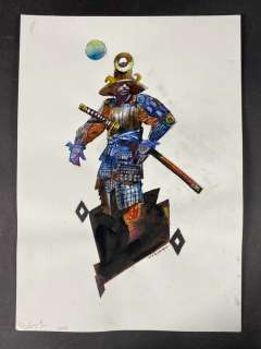 Sergio Toppi | Sergio Toppi - Illustrazione originale "Samurai - Tanka" - EO - (2007) | Catawiki