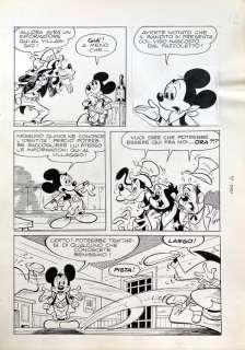 Giovan Battista Carpi | Topolino #1044 - Giovan Battista Carpi - Tavola 12 originale â€œTopolino Kid contro Jack La Vaporieraâ€ - Page volante - Exemplaire unique - (1975) | Catawiki