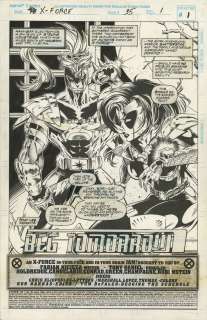 X-FORCE Issue #35 Splash Page | ComicConnect