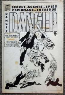 Don Heck | Heck - DANGER #7, Cover (1954) | Russ Cochran