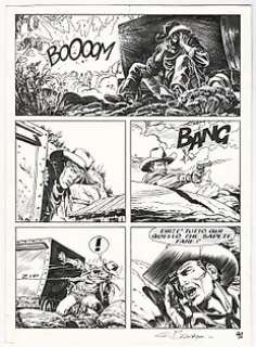 Giovanni Bruzzo | Tex # 592 - Giovanni Bruzzo - tavola originale "Destini incrociati" - Exemplaire unique - (2010) | Catawiki