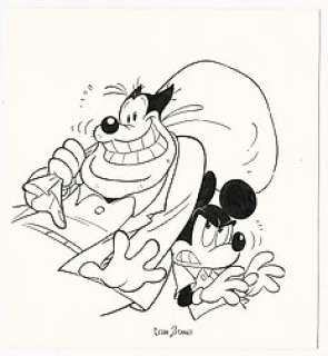 Silvia Ziche | Topolino #3216 - Silvia Ziche - cover originale firmata - Page volante - Exemplaire unique - (2017) | Catawiki