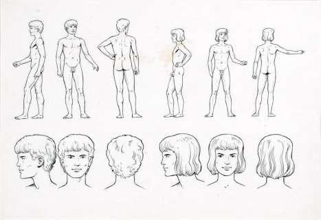 Martin, Jacques | Â«Etude pour sculpteur afin de réaliser des statues d’Alix | Coutau Bégarie