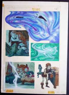 John Buscema - *** john buscema full color painted weirdworld art - fantasy - elves issue weird world #2 page 20