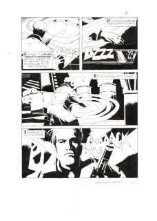 Corrado Roi | Nathan Never Gigante n. s. n. 17 - C. Roi - Tavola Originale "Il Giorno della Maschera" - Page volante - Exemplaire unique - (2014) | Catawiki