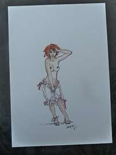 Mezzomo | Mezzomo - Originele tekening in kleur - Mezzomo - (2015) | Catawiki