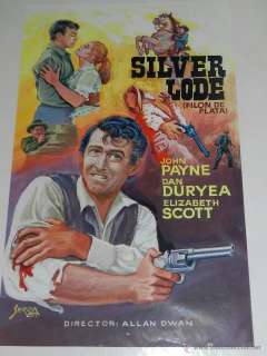(P24) DIBUJO ORIGINAL DE SERRA - PORTADA DE LA PELICULA SILVER LODE ( FILON DE PLATA ) | todocoleccion (Buy It Now)