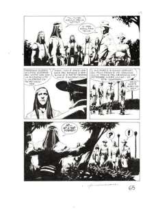 Corrado Roi | Tex speciale n. 29 - C.Roi - Tavola Originale "L’Orda del Tramonto" - Page volante - Exemplaire unique - (2014) | Catawiki