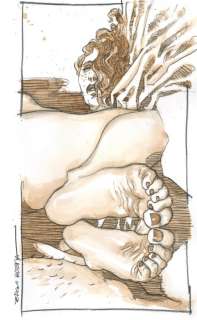 Size: 21 X 29 Cm - Signed | Bleda, Sergio - Original painting - C’est Le Pied! | Catawiki